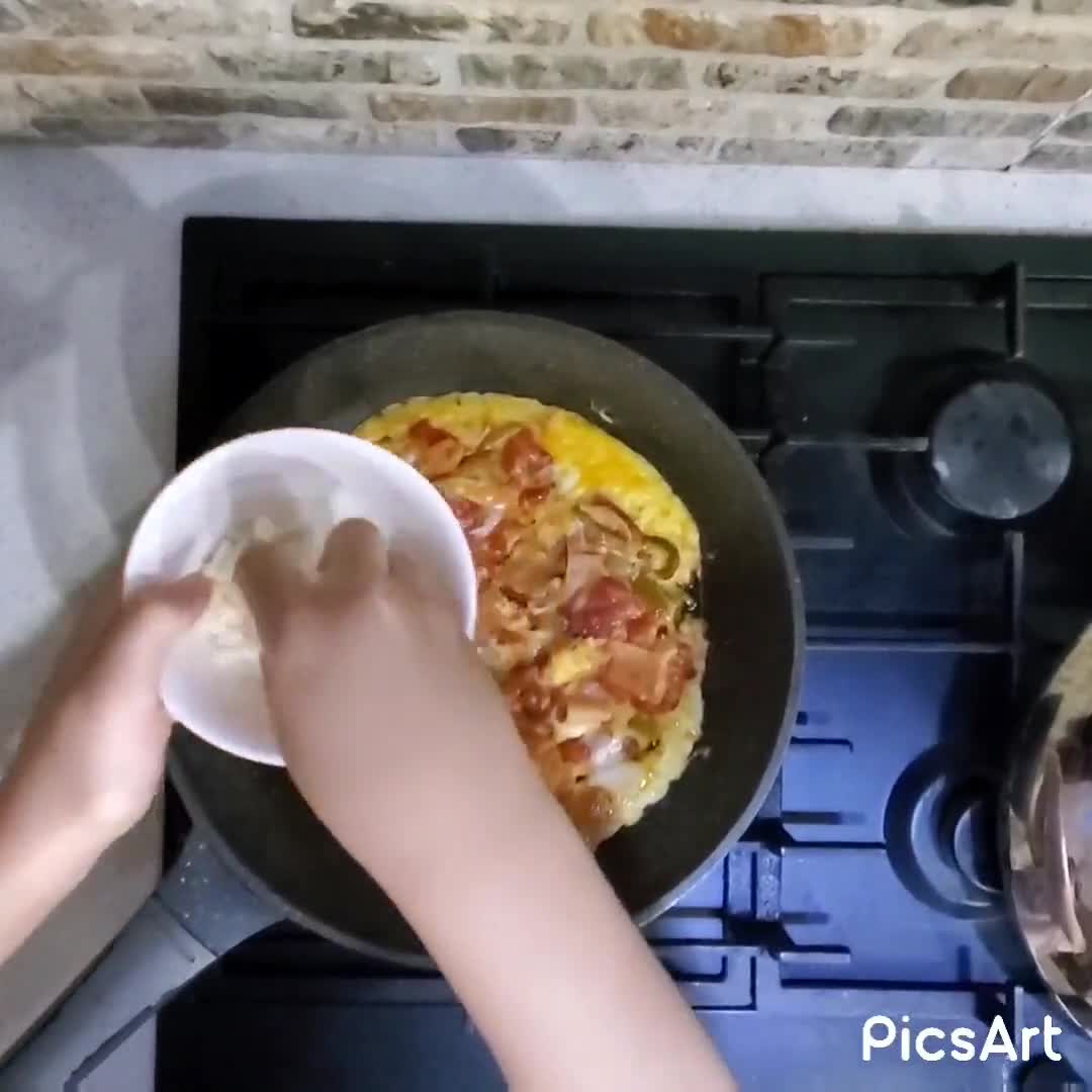 عکس مرحله 4 از دستور املت کالباس