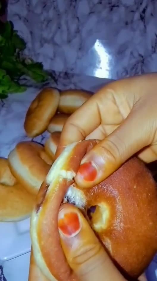 A picture of step 6 of Ring doughnut.