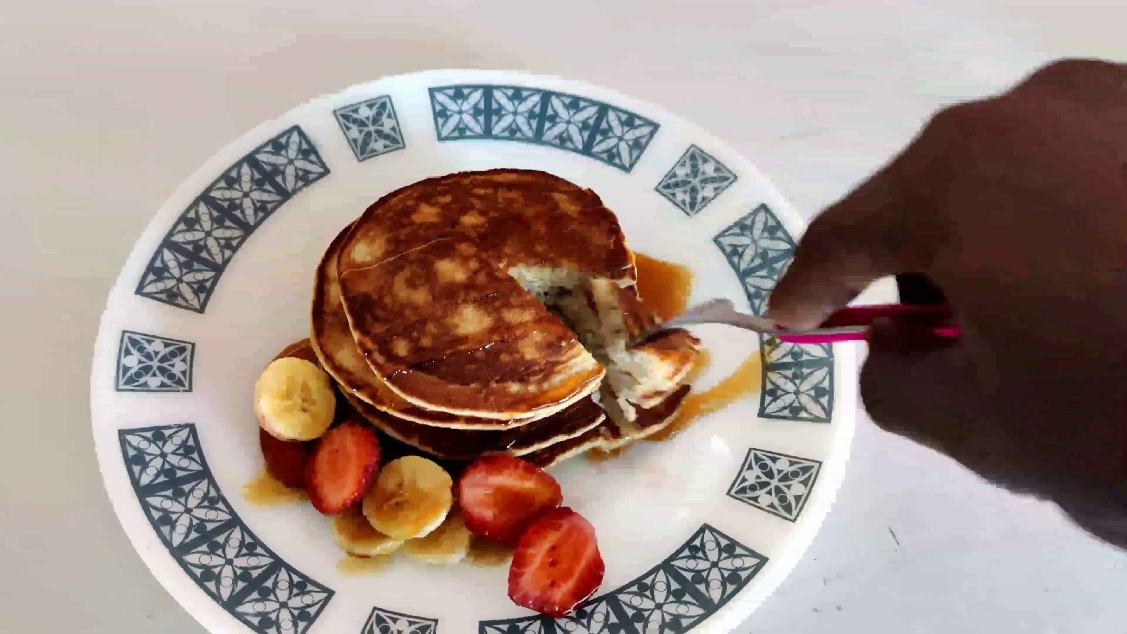 A picture of step 6 of Banana Pancake.