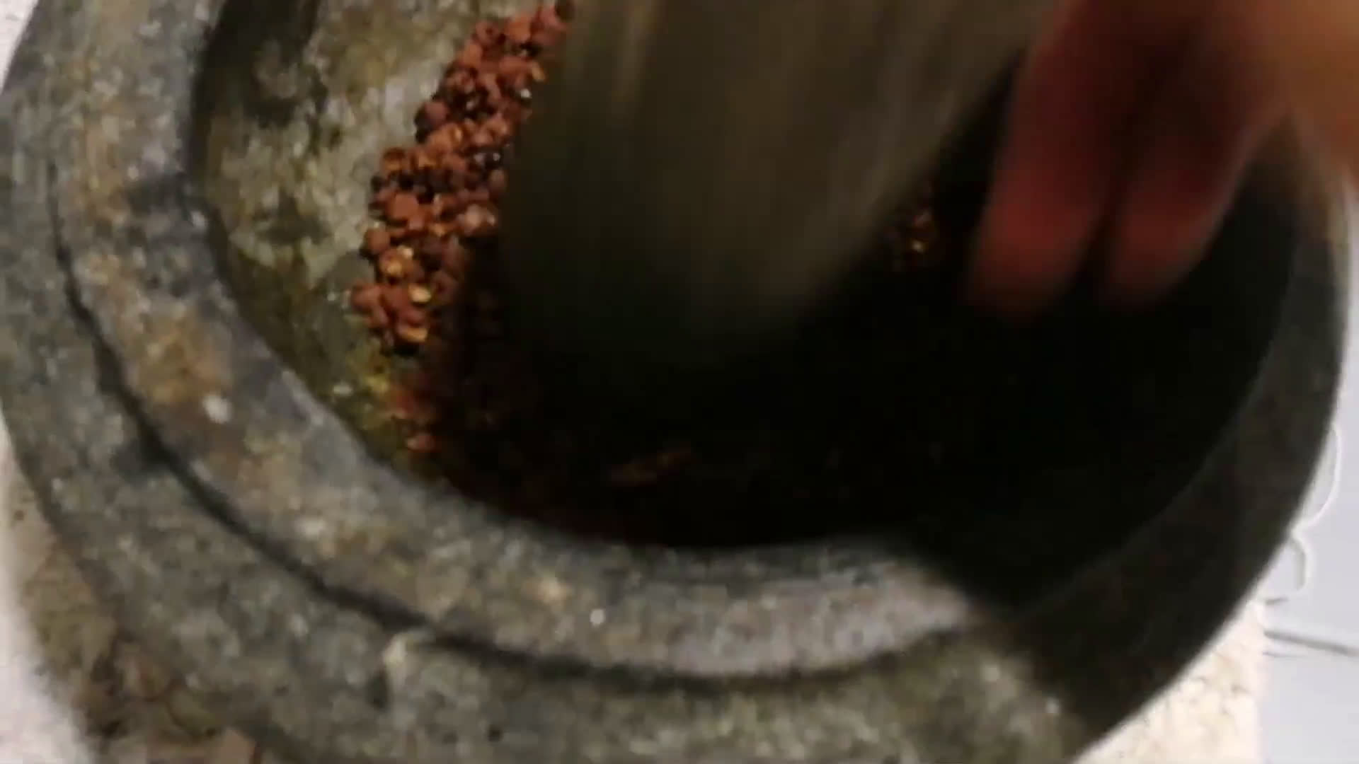 A picture of step 2 of Sichuan Peppercorn Salt.