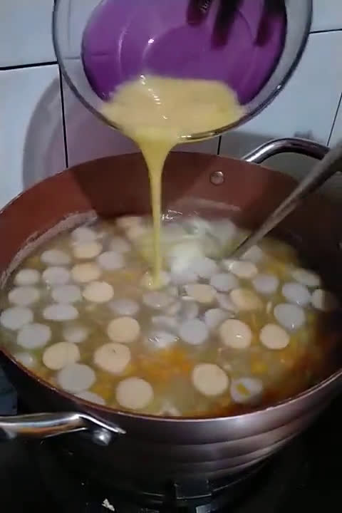 Foto langkah ke 6 dari resep Sup Jagung.