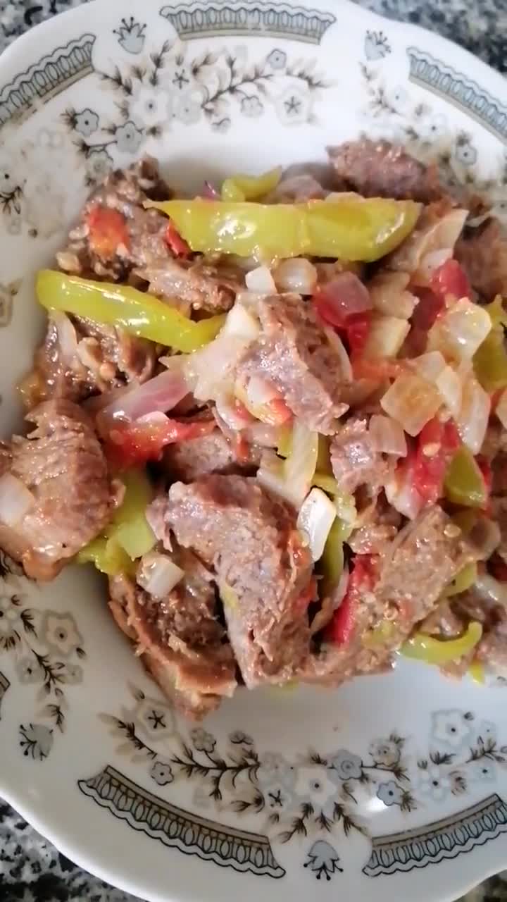 صورة لخطوة 5 من وصفة شاورما الاستيك بالخضار👌