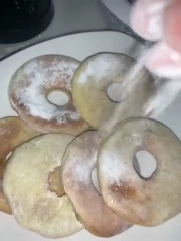 صورة لخطوة 2 من وصفة دونات بالقلايه الهوائيه