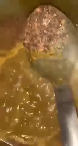 A picture of step 5 of Banga soup.