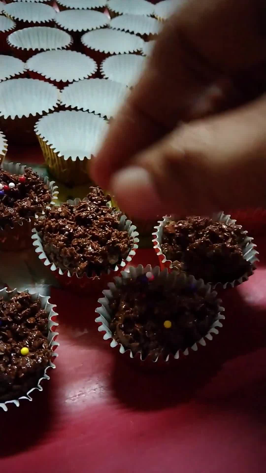 Gambar langkah 3 resipi Nestum Coklat.