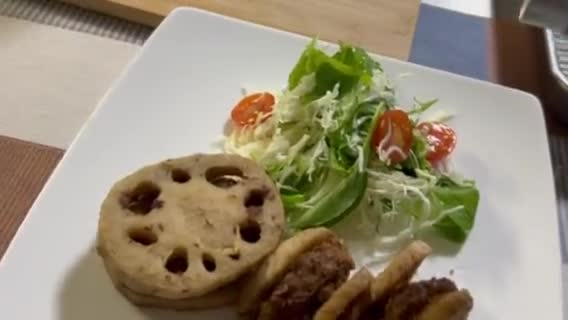 とーちゃん家のハンバーグ級蓮根はさみ揚げ作り方10写真