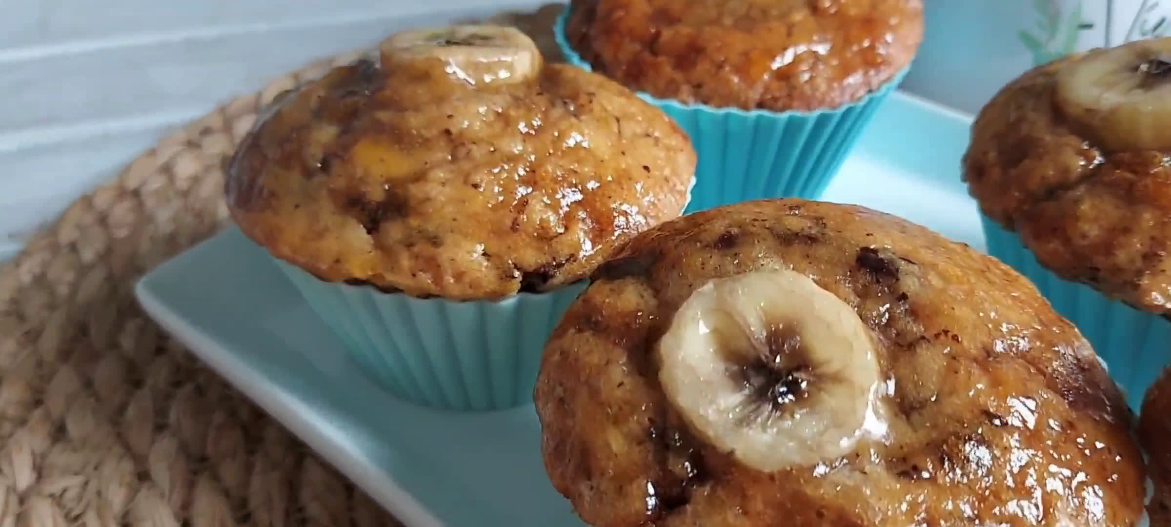 Une image de l'étape 8 de Muffins bananabread chocolat.