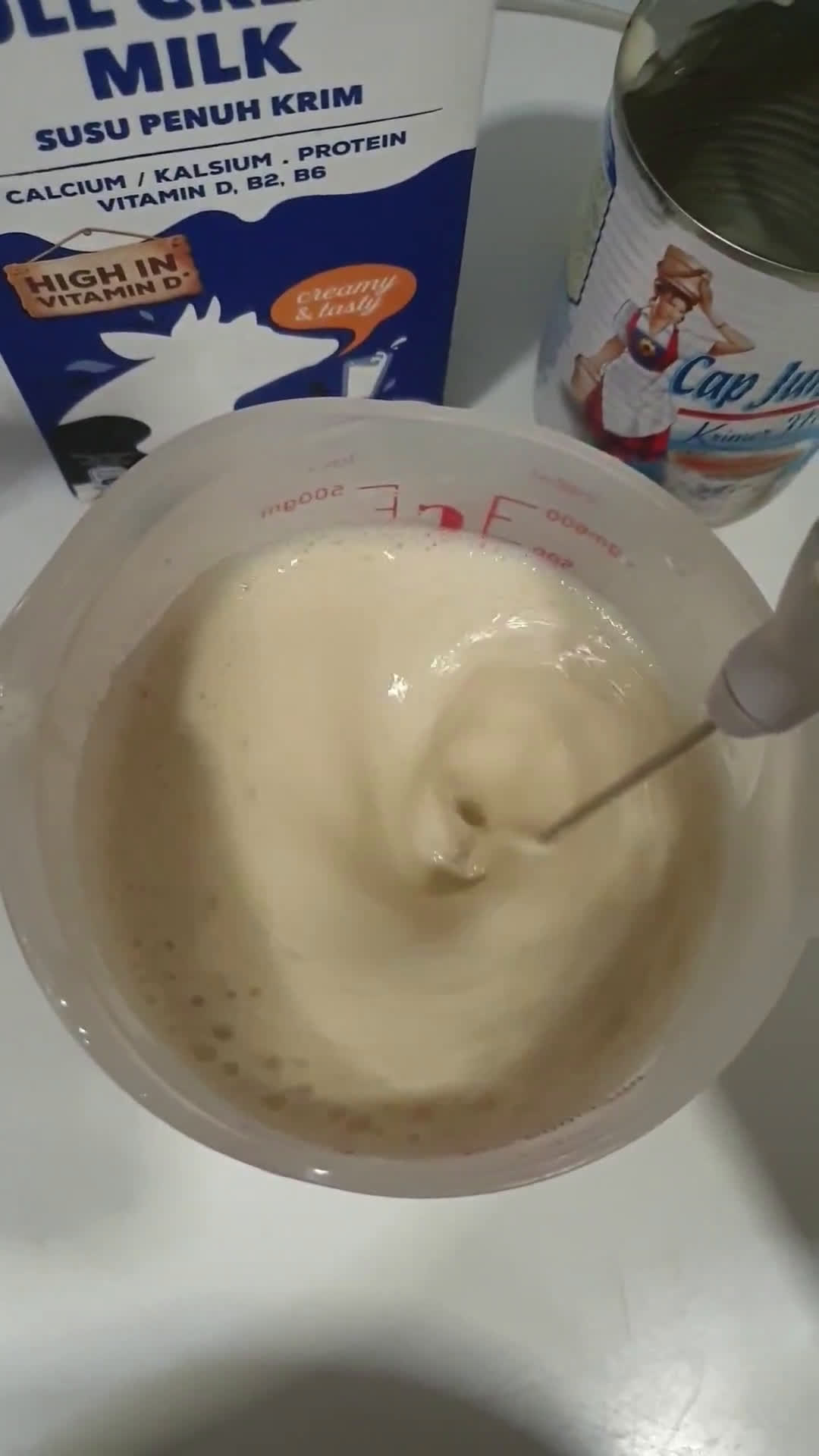Gambar langkah 2 resipi Horlick Ais Kawww.