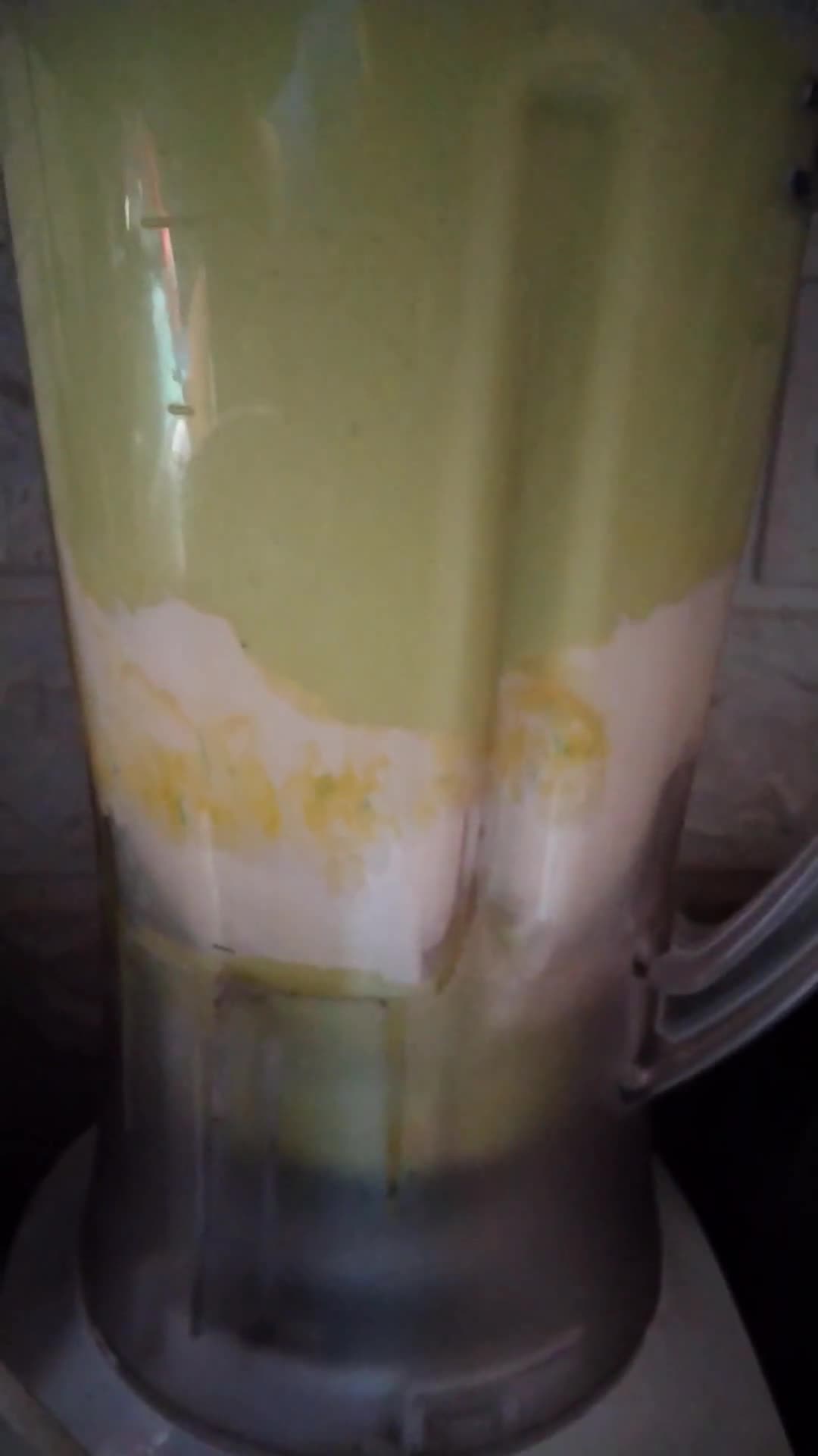 Gambar langkah 1 resipi Kuih bakar pandan.