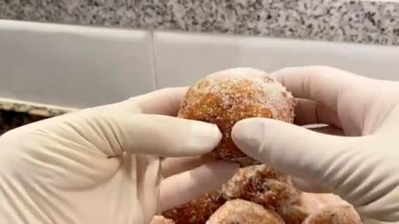 Foto del paso 12 de la receta: Buñuelos rellenos con plátano