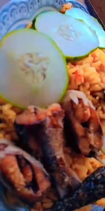 A picture of step 1 of Concoction rice😍.
