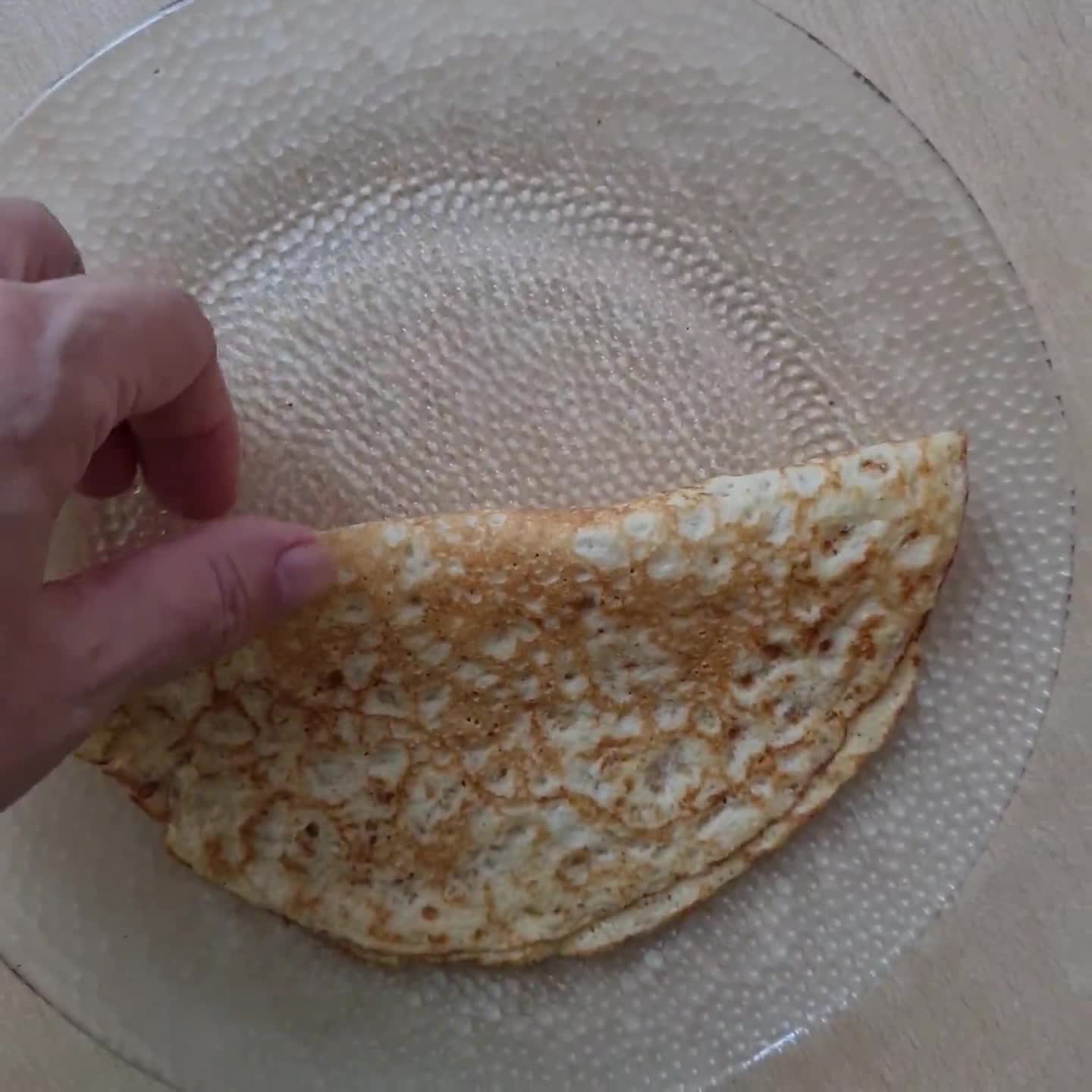 Foto del paso 4 de la receta: Crêpes saludables de avena 🥞 sin azúcar