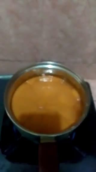 Foto langkah ke 3 dari resep Thai Tea Silky Pudding.
