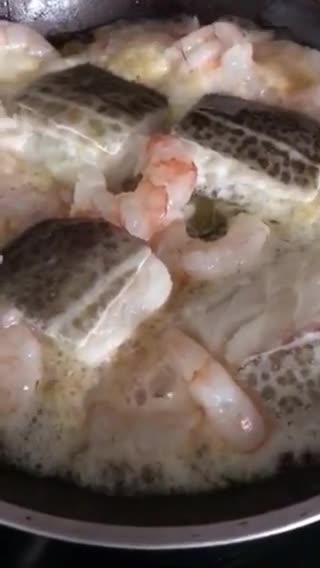 Foto del paso 8 de la receta: Bacalao al cava con verduras al vapor (en Lékué)