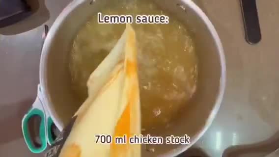 A picture of step 6 of Double lemon chicken with cheat’s preserved lemon.