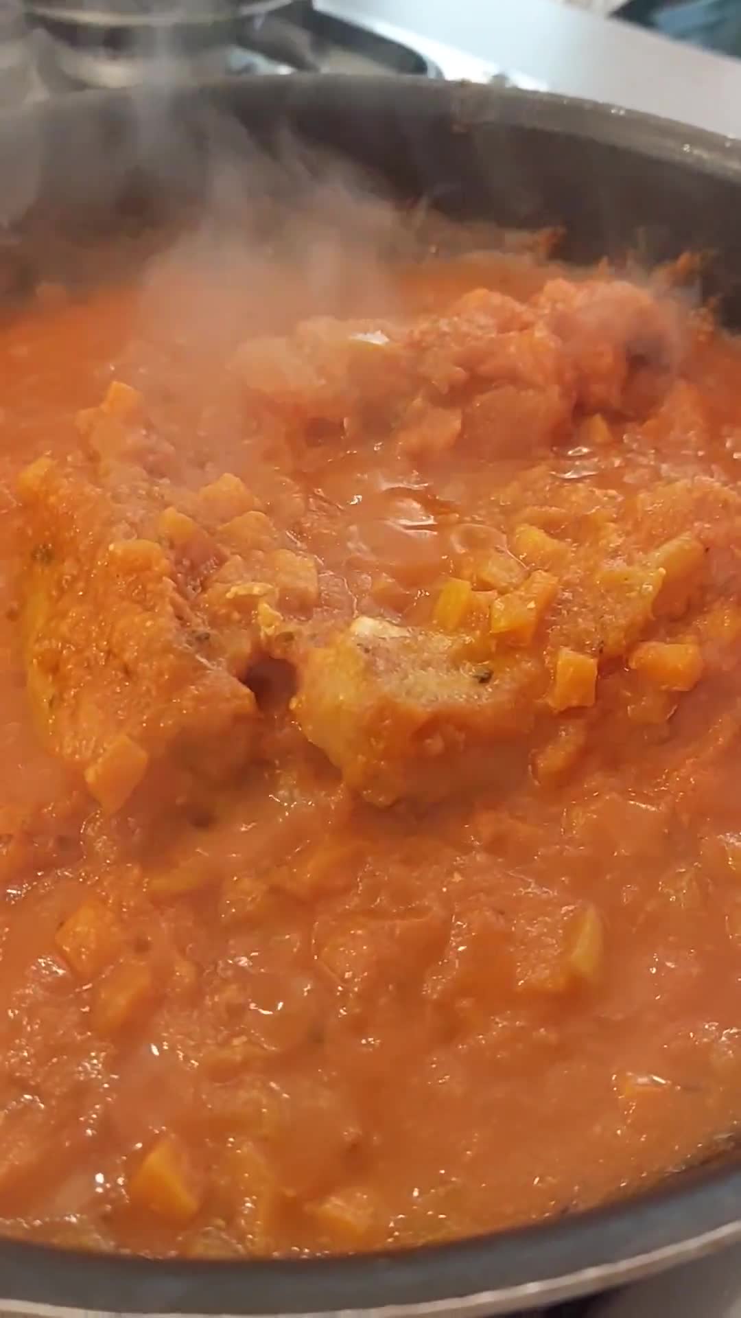 Une image de l'étape 5 de Filet de poisson et sa piperade rapide.