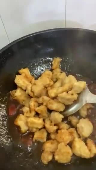 Foto langkah ke 4 dari resep Crispy chicken blackpepper Sauce🌿.