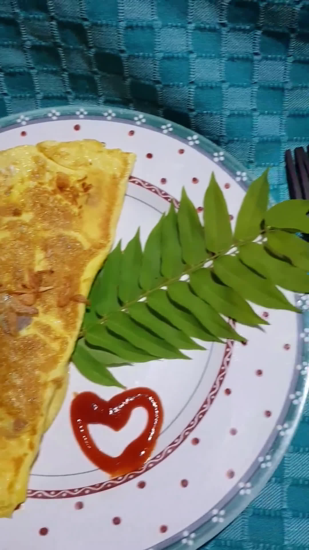 Foto langkah ke 4 dari resep Curry Omelette with Macaroni ❤/Telur Dadar Kare dg Macaroni.