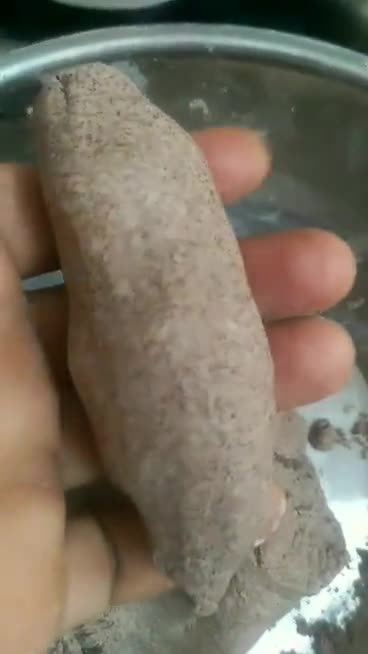 रागी चूरमा लड्डू रेसिपी चरण 3 फोटो