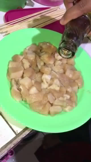 Foto langkah ke 3 dari resep Sate Taichan teflon.