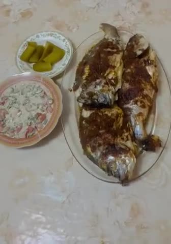 صورة لخطوة 4 من وصفة صنية سمك دنيس بالفرن بشهي 😋