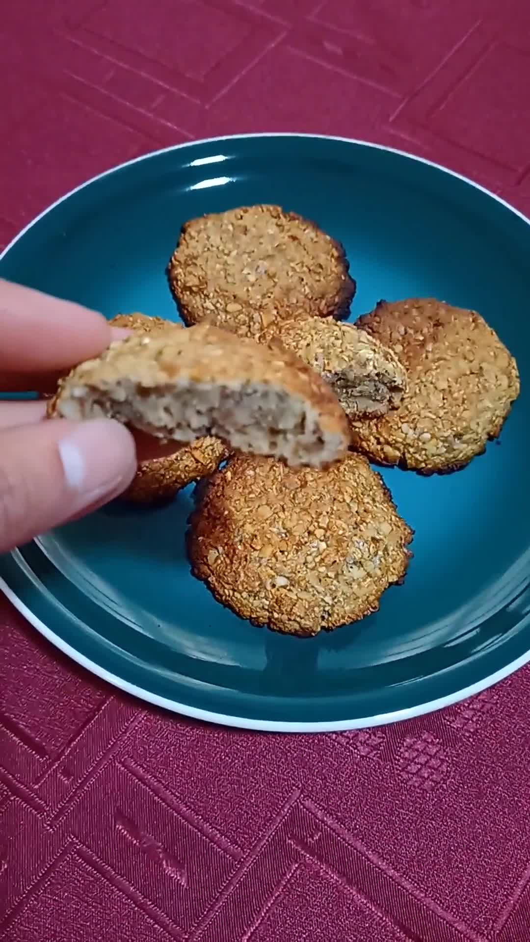 Foto del paso 4 de la receta: Galletas veganas de avena, banana y almendras 🍪🍌 :)