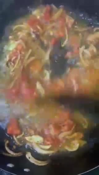 A picture of step 2 of Chana dal fry.