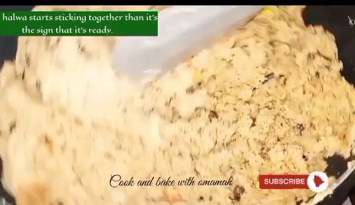 A picture of step 5 of Suji ka karak halva/Suji ka tukri halwa.