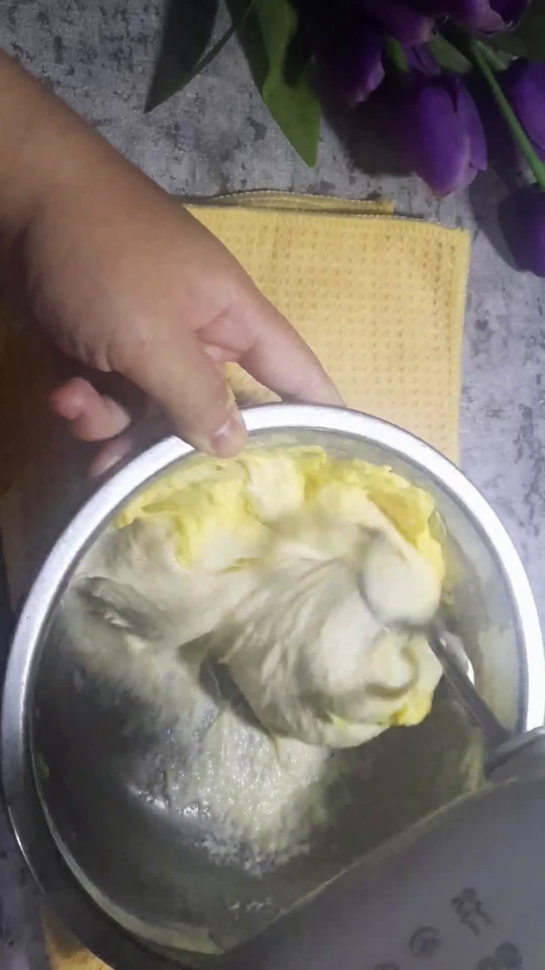 Foto langkah ke 3 dari resep Roti sobek cokelat autolisis (tanpa ulen dan tanpa telur).