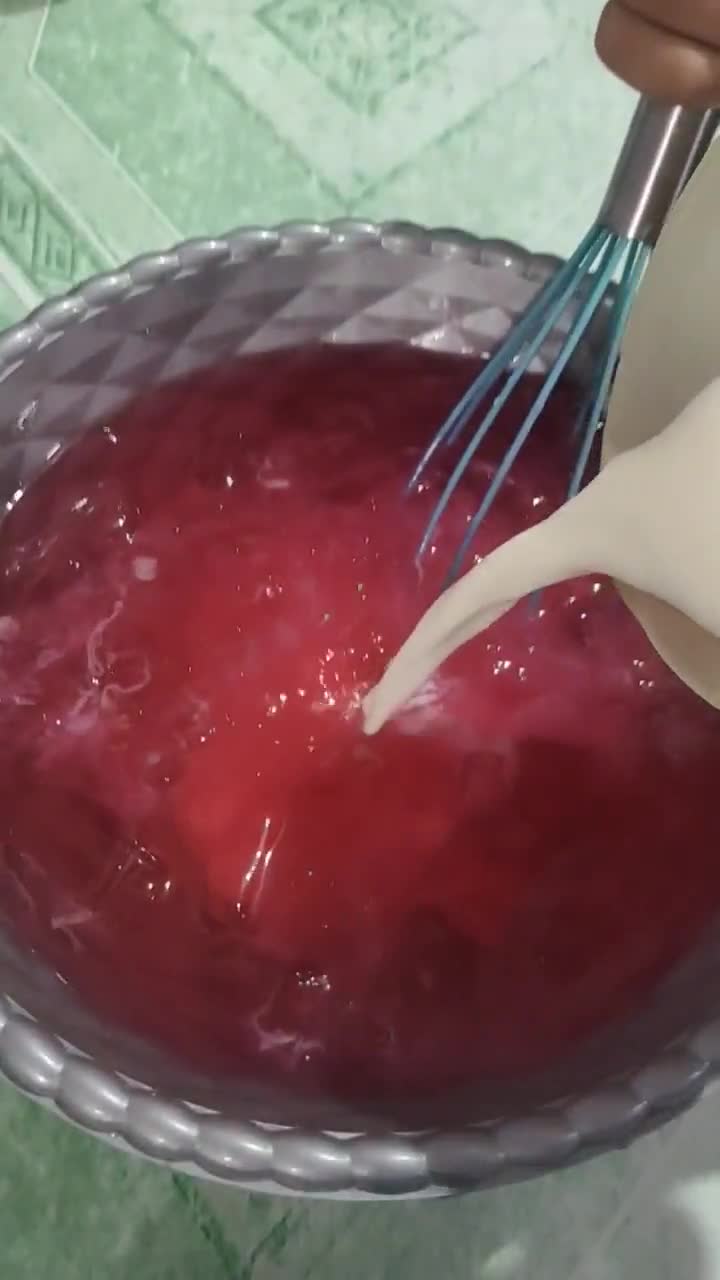 Foto langkah ke 4 dari resep Es Jelly Lumut.