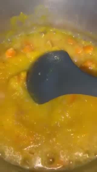 Foto langkah ke 3 dari resep Cream soup Kabocha.