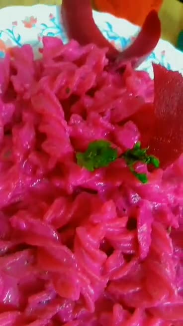चुकंदर फाइबर युक्त बार्बी पास्ता(Pink Pasta) रेसिपी चरण 7 फोटो