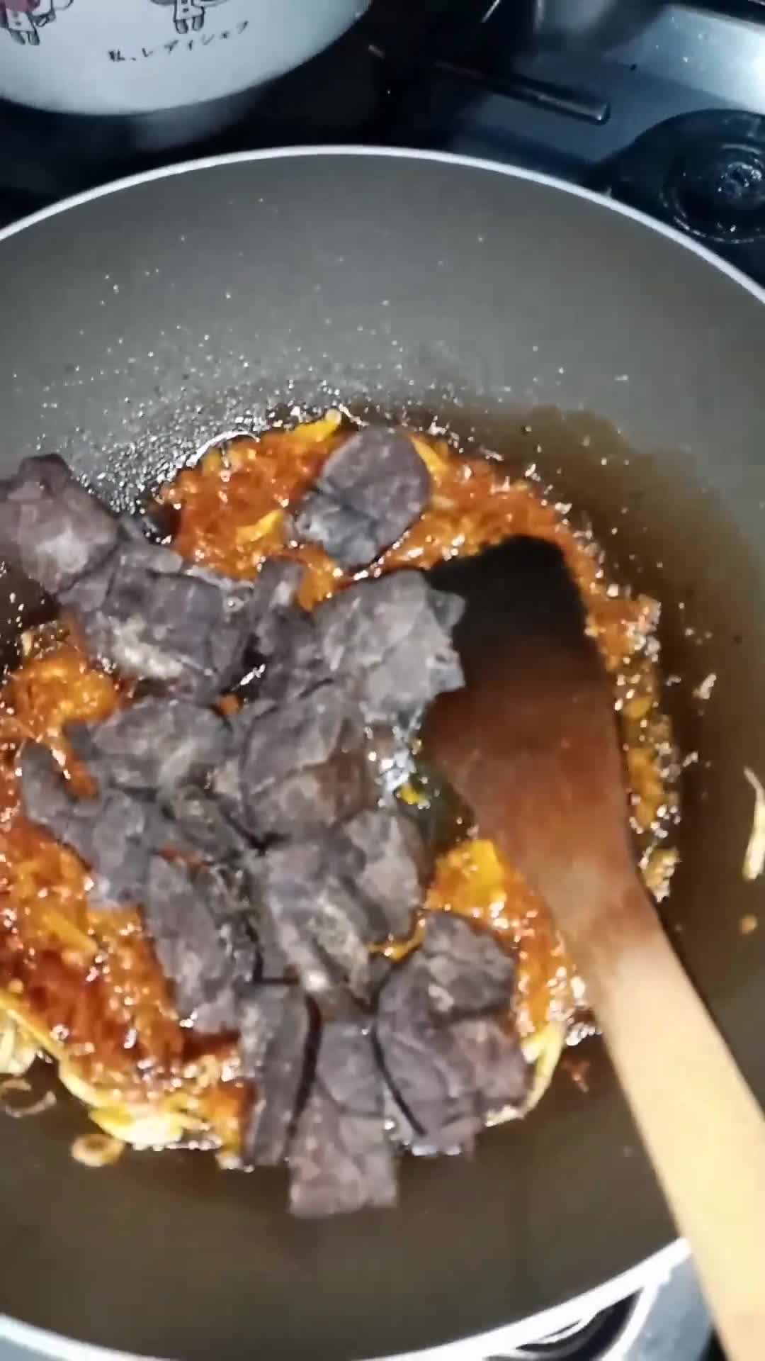 Foto langkah ke 3 dari resep Balado Paru Sapi.