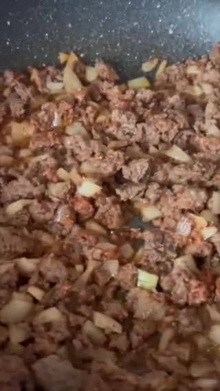 صورة لخطوة 2 من وصفة صينية كلاج باللحمة المفرومة
