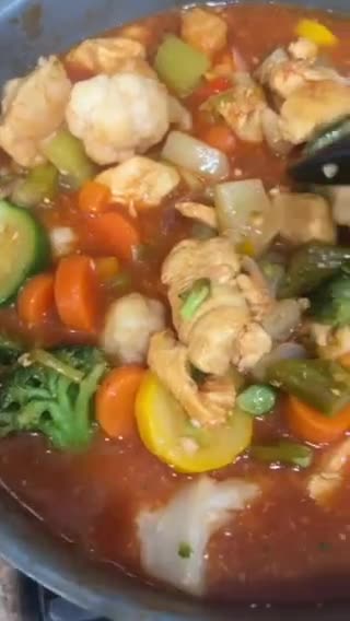 A picture of step 8 of Chicken Afritada Menudo.