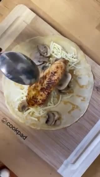 Foto del paso 8 de la receta: Crepes salados rellenos en freidora de aire
