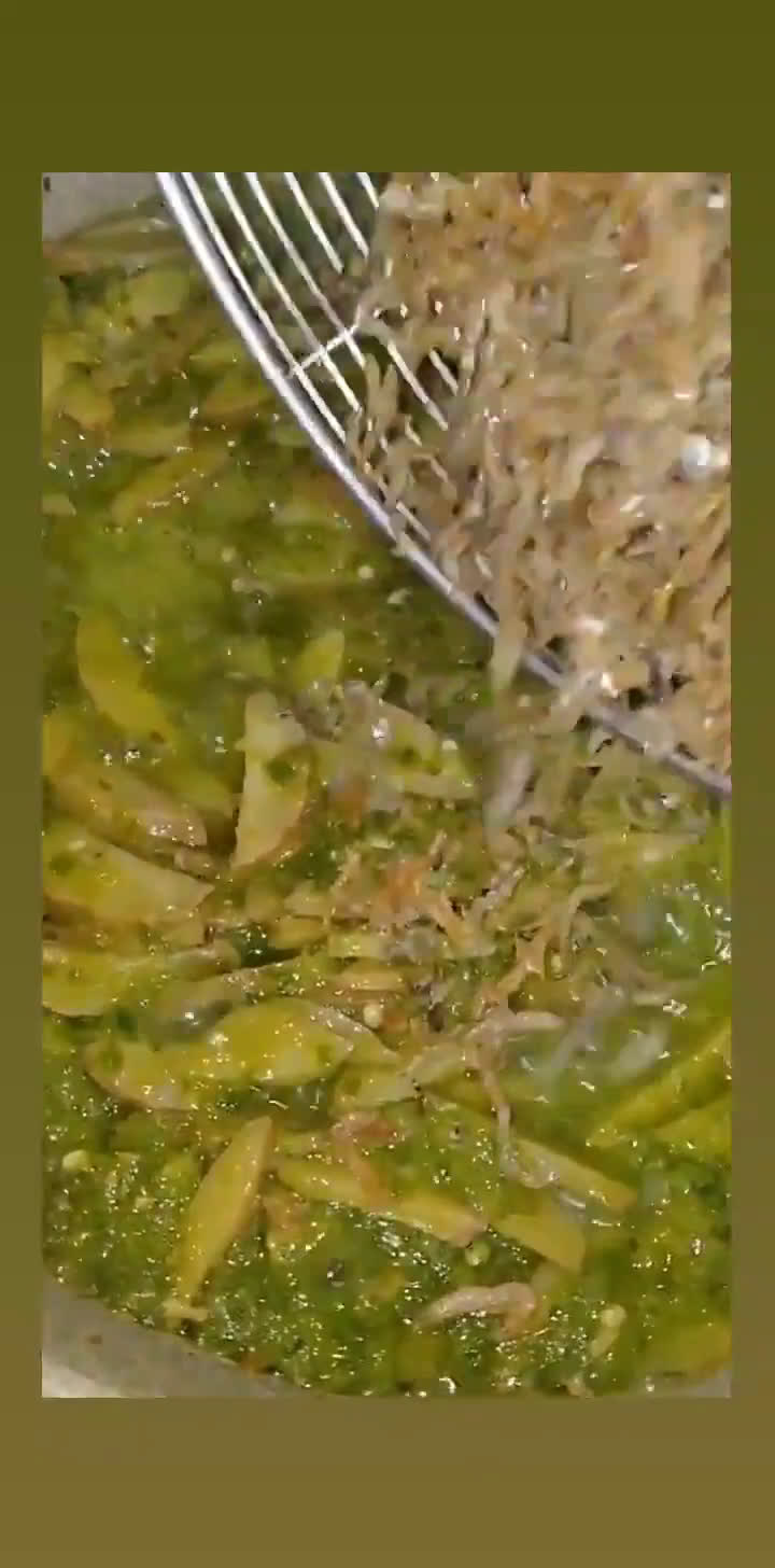 Foto langkah ke 4 dari resep 132. JENGKOL TERI CABE IJO.