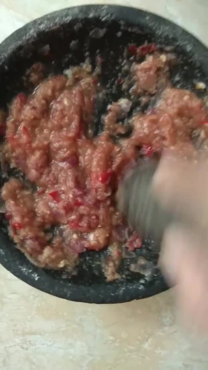 Foto langkah ke 1 dari resep Botok Tempe Teri.