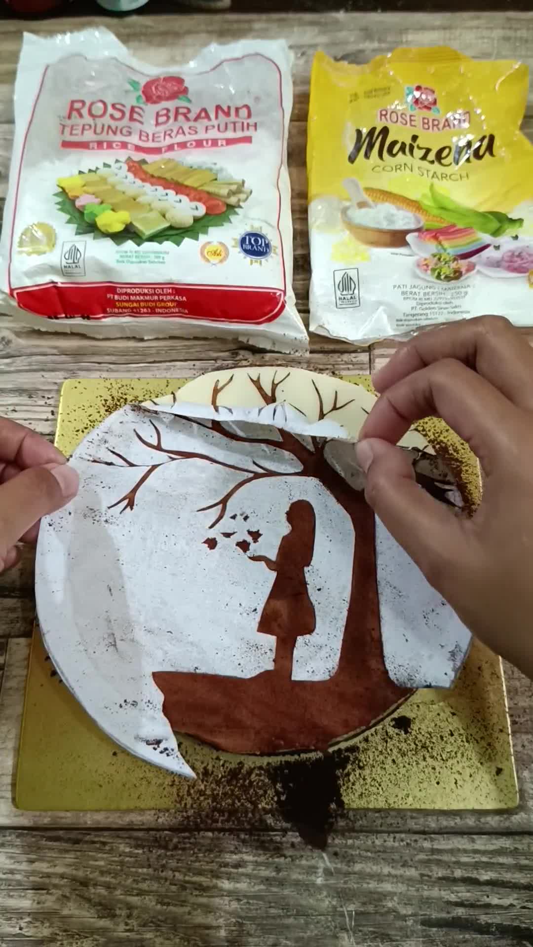 Foto langkah ke 11 dari resep Cake Ketagih Lukis No Mixer No Oven.