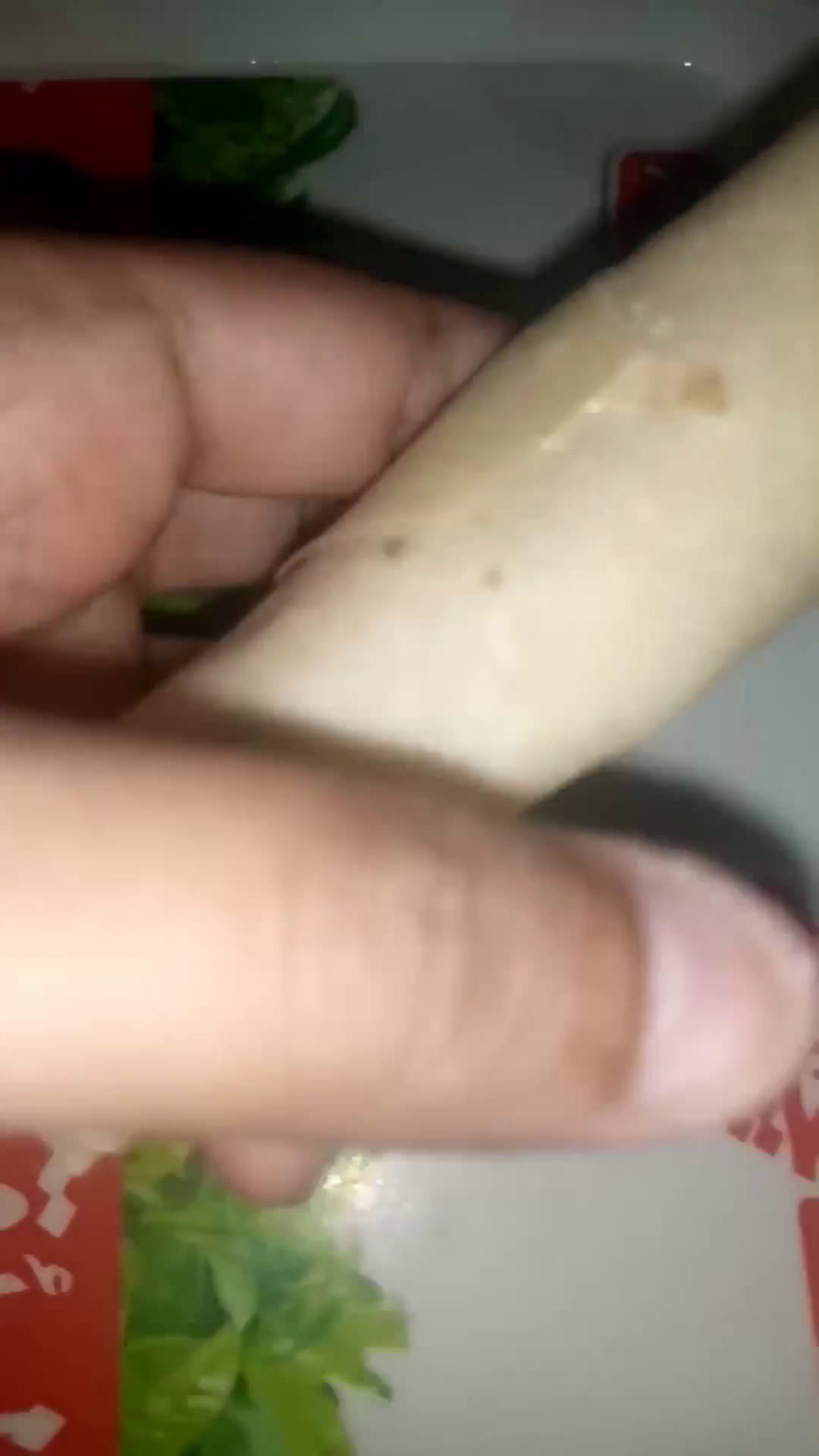A picture of step 4 of Frozen Rolls!.
