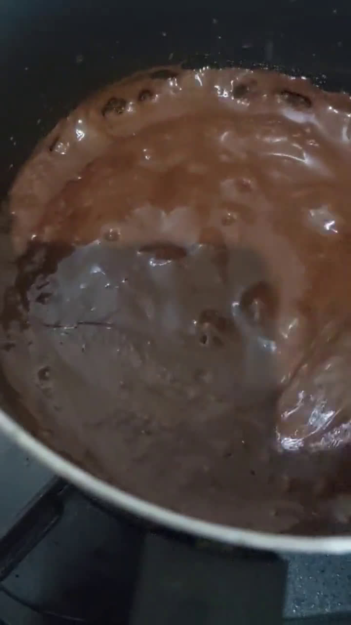 Foto langkah ke 6 dari resep Silky Puding Milk Coffee with Chocolate Sauce.