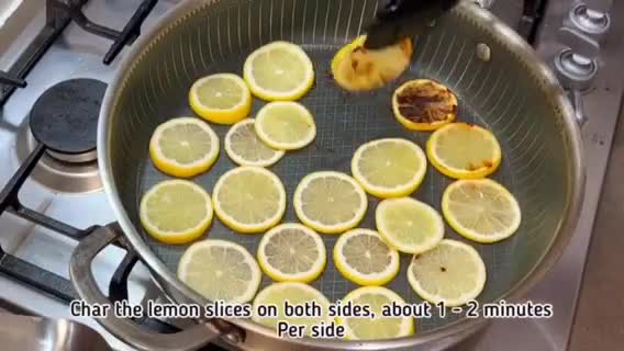 A picture of step 2 of Upside down lemon, maple and vanilla pudding with lemon maple butter.