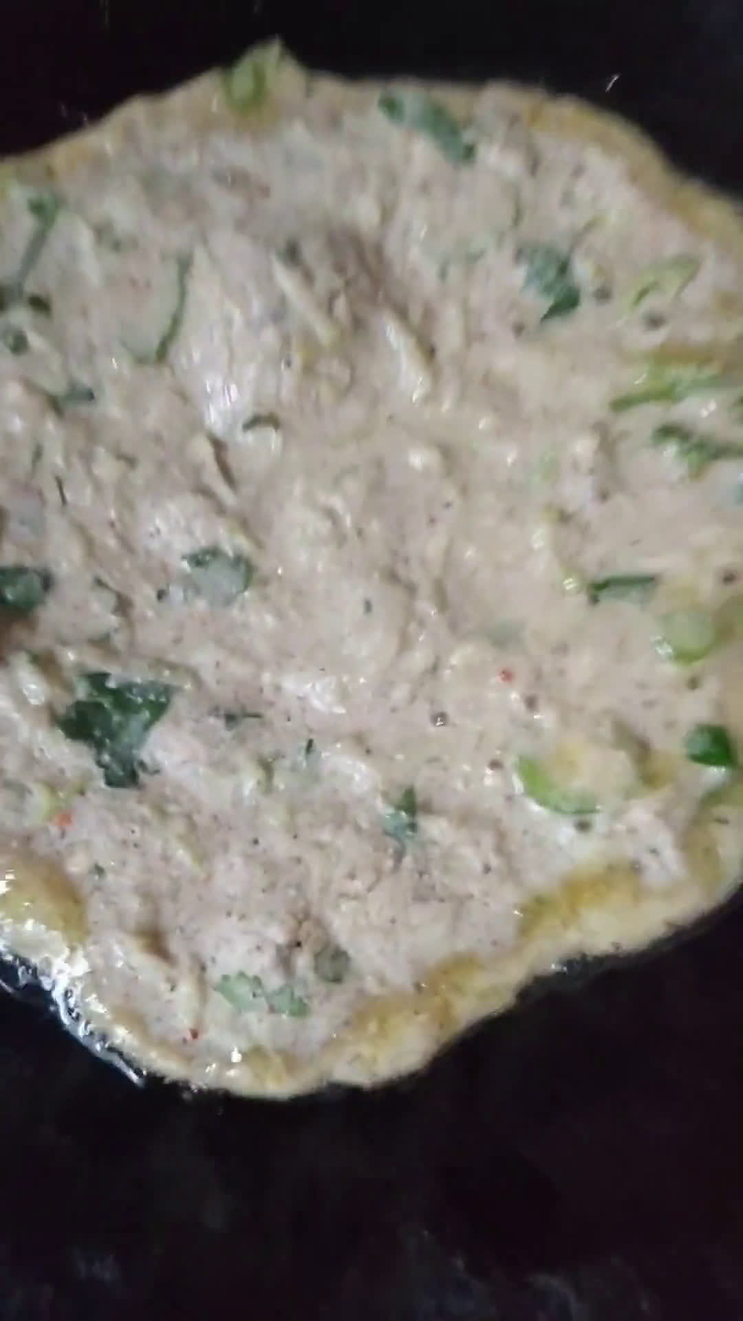 सिंघाड़े के आटे के चीले (singhare ke atte ke cheele recipe in Hindi) रेसिपी चरण 5 फोटो