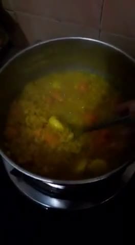 Foto langkah ke 3 dari resep Kari Dhal/dal kuah roti Canai ala Mamak Malaysia/ Lentil.