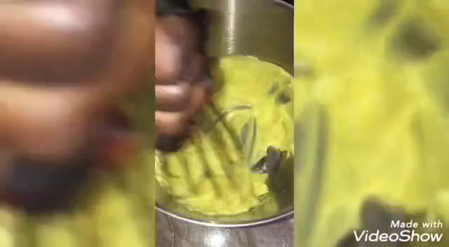 A picture of step 1 of Butter milk cookies.