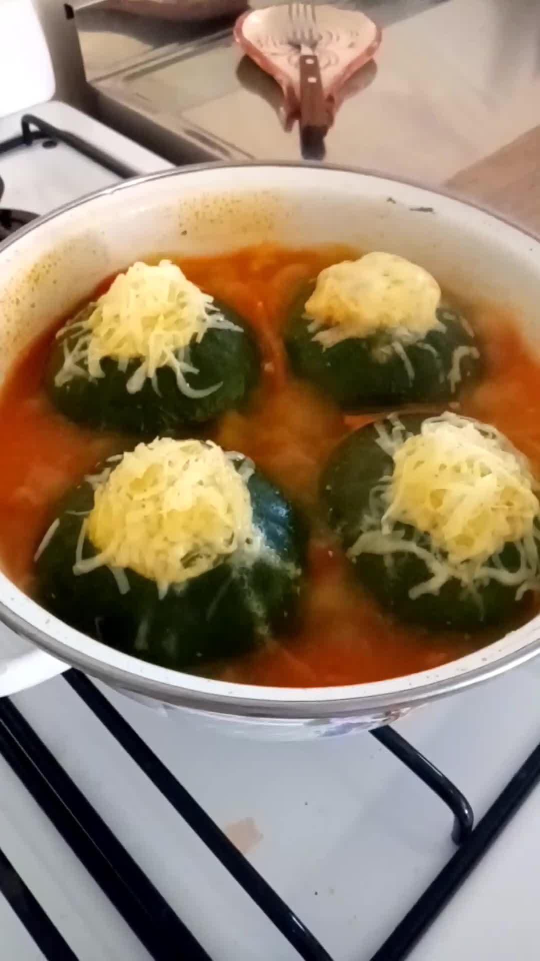 Foto del paso 6 de la receta: Zapallitos verdes rellenos, receta de Doña María Coiro