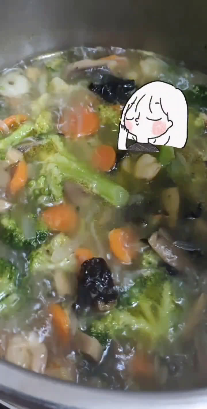A picture of step 4 of Chinese soup.