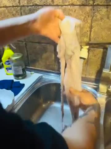عکس مرحله 1 از دستور خوراک هشت پا و انکاس