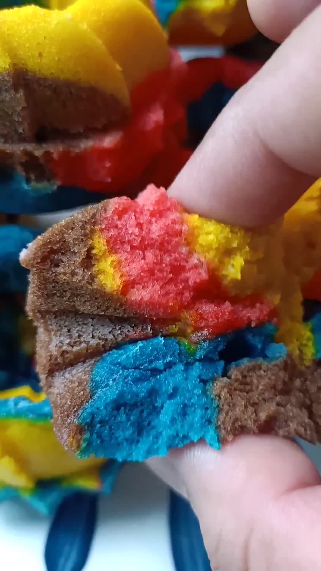 Gambar langkah 8 resipi Puteri Ayu Pisang Warna Warni Ramadan Tanpa Kelapa.