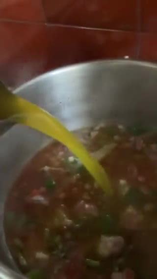 Foto del paso 5 de la receta: Arroz meloso con solomillo de cerdo en olla express